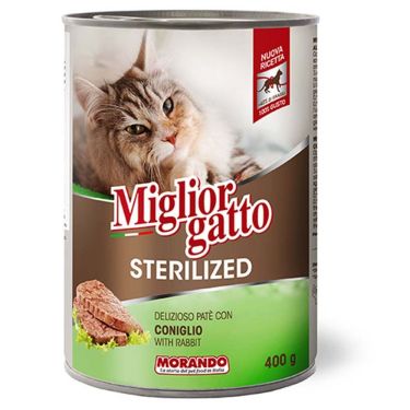 MigliorGatto Sterilized Πατέ Κουνέλι