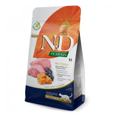 N&D Pumkin Lamb & Blueberry Neutered Cat