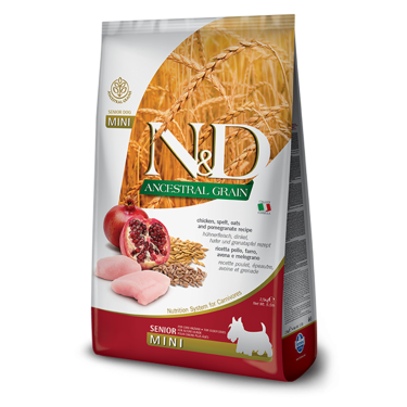N&D Ancestral Grain Chicken & Pomegranate Senior Mini