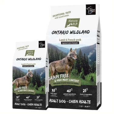 Natura Wild Adult Dog Grain Free "Ontario Wildland" με Αρνί & Γαλλικό Χοιρινό