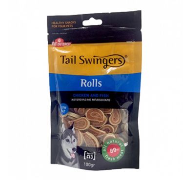 Tail Swingers Calcium Rolls With Chicken and Fish