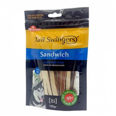 Tail Swingers Sandwich Duck with Fish