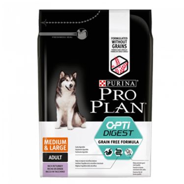 Pro Plan Adult Medium & Large Sensitive Digestion Grain Free Γαλοπούλα