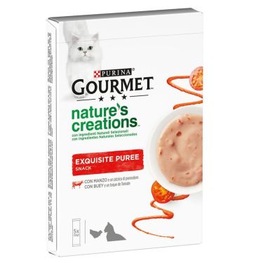 Purina Gourmet Nature's Creations Puree 5x10g