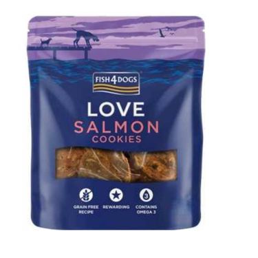 Fish4Dogs Love Salmon Cookies 100gr