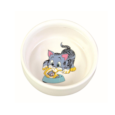 Trixie Ceramic Bowl Kitten 4009