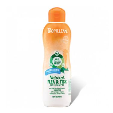 Tropiclean Natural Flea & Tick Shampoo Plus Soothing